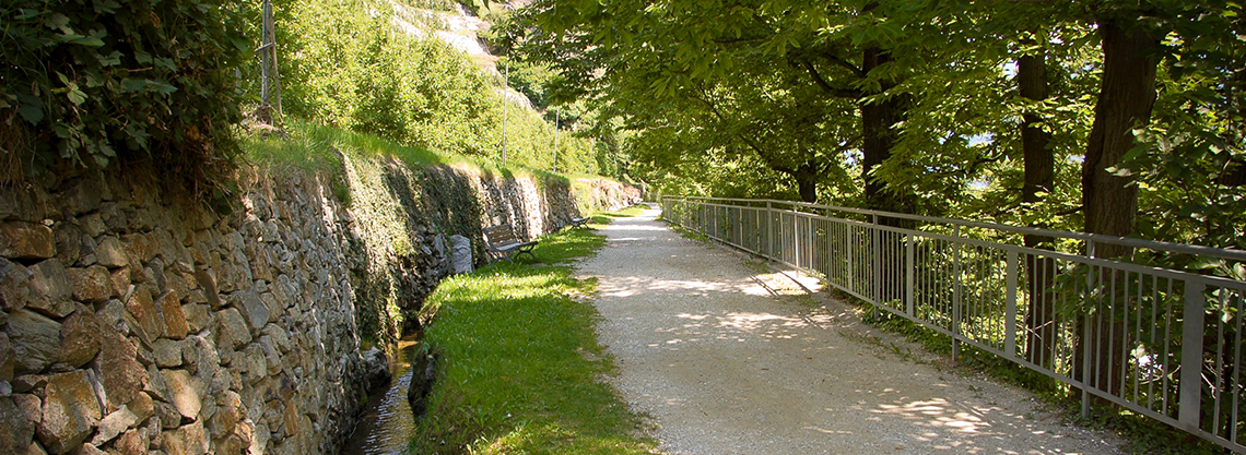 Sonnenpromenade in Schlanders