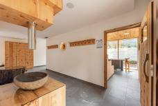 Sauna panoramica esterna
