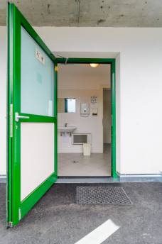 Barrierefreie Toilette an der Talstation