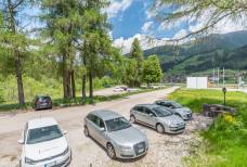 Percorso di accesso alla struttura principale Bad Moos Dolomites Spa Resort