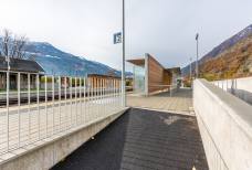Rampe zum Spaziergang nach Naturns