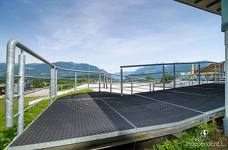 Kabinenbahn Kronplatz 2000 - Zugangsrampe Talstation