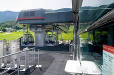 Kabinenbahn Kronplatz 2000 - Zugangsrampe Talstation