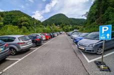Kabinenbahn Welschnofen - Zugangsweg vom unteren Parkplatz