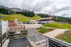 Kabinenbahn Welschnofen - Zugangsrampe Bergrestaurant