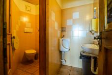 Toilette in der Bar