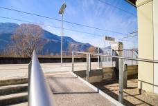 Rampa d'accesso da via Stazione alla banchina