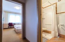 Garni Appartement Gartenheim - Bad im Doppelzimmer